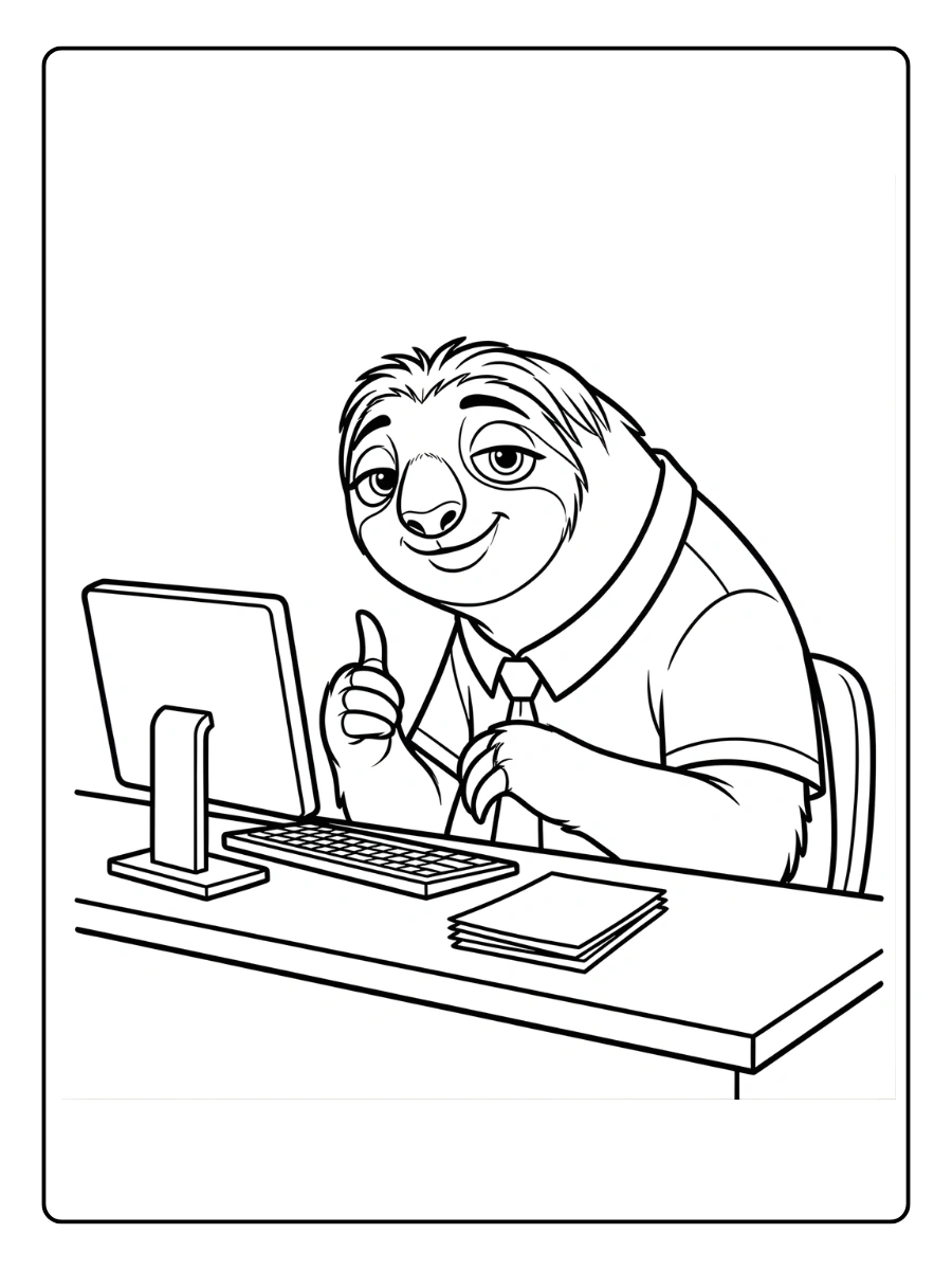 Coloriage Zootopia (22)