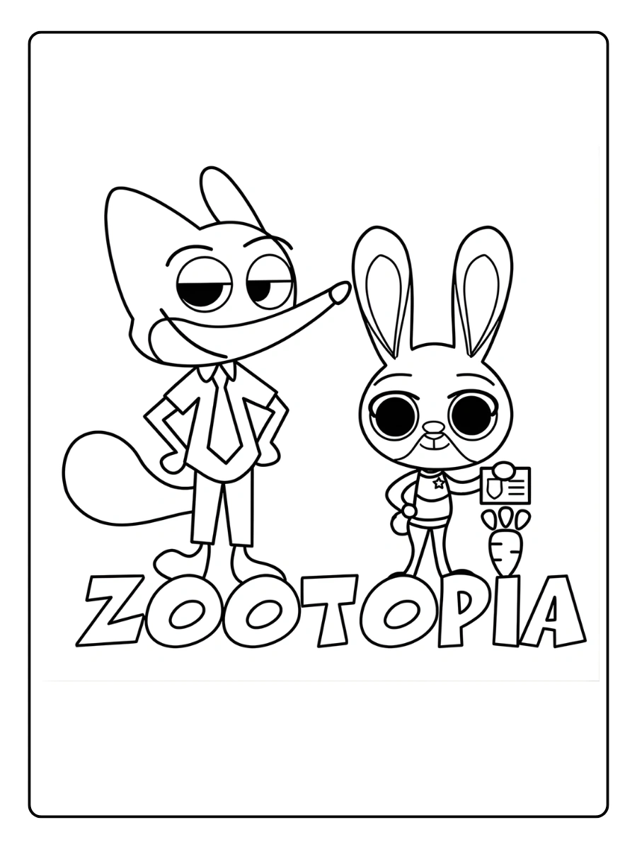 Coloriage Zootopia (25)