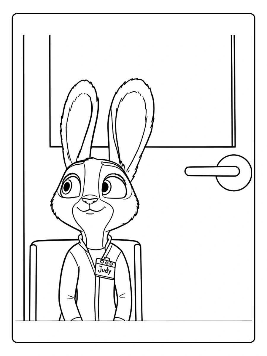 Coloriage Zootopia (3)