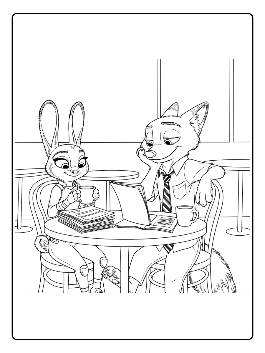 Coloriage Zootopia (4)