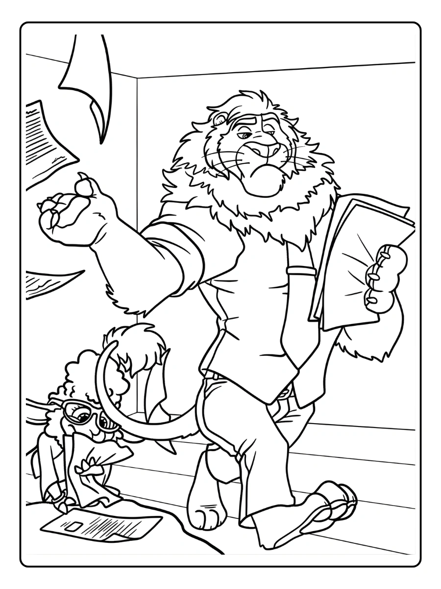 Coloriage Zootopia (40)