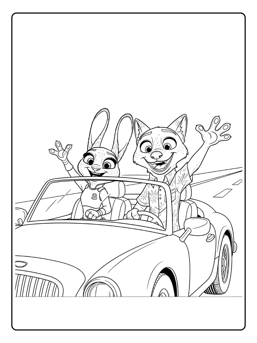 Coloriage Zootopia (5)