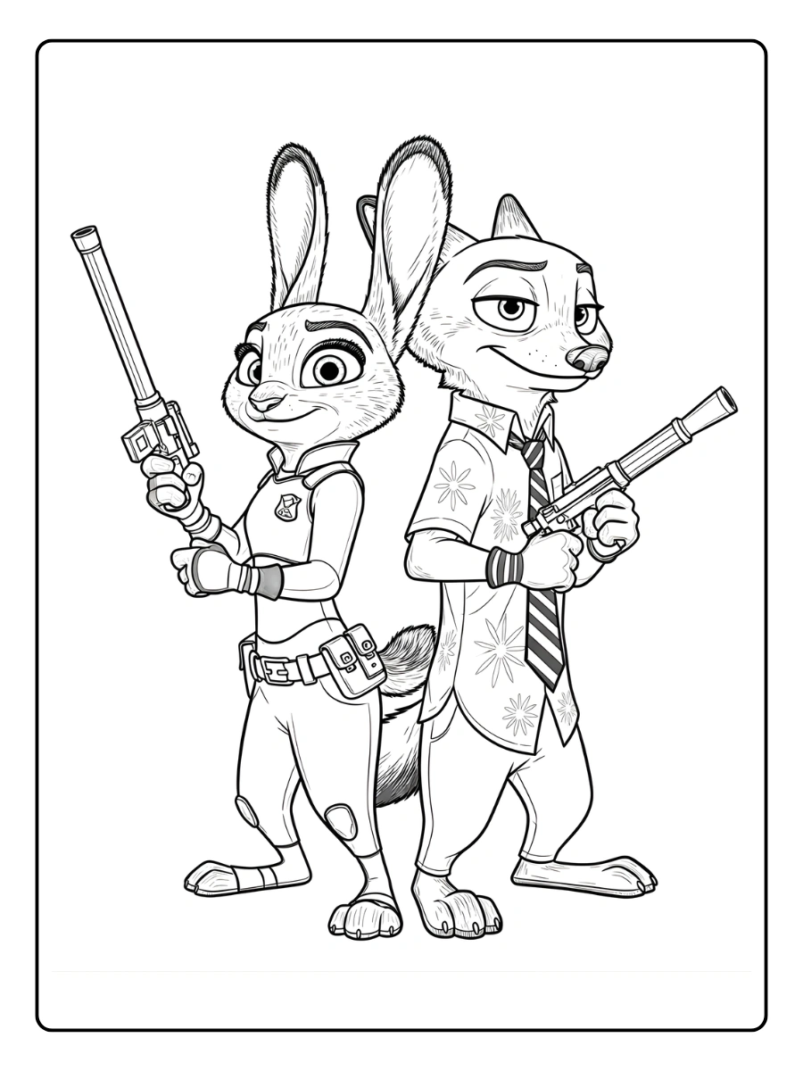 Coloriage Zootopia (6)
