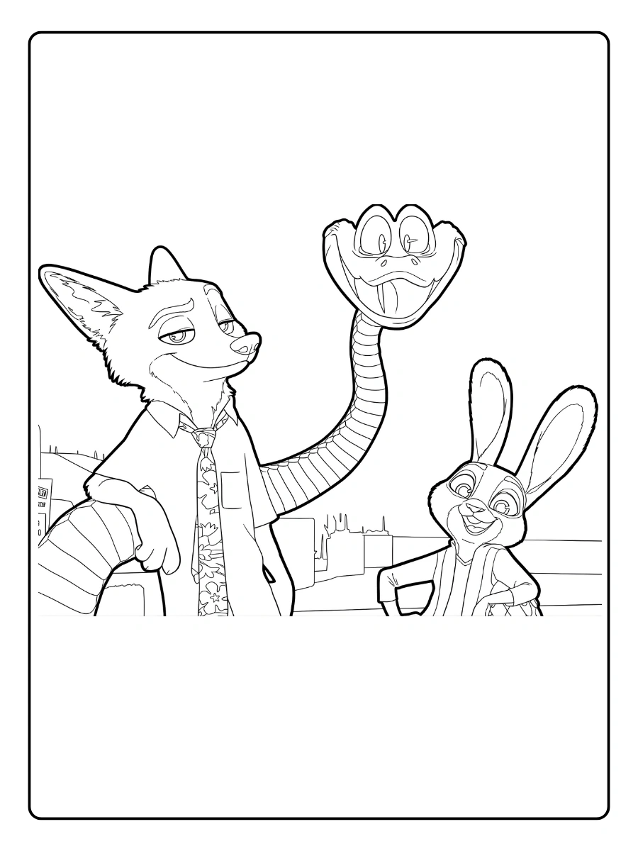 Coloriage Zootopia (7)