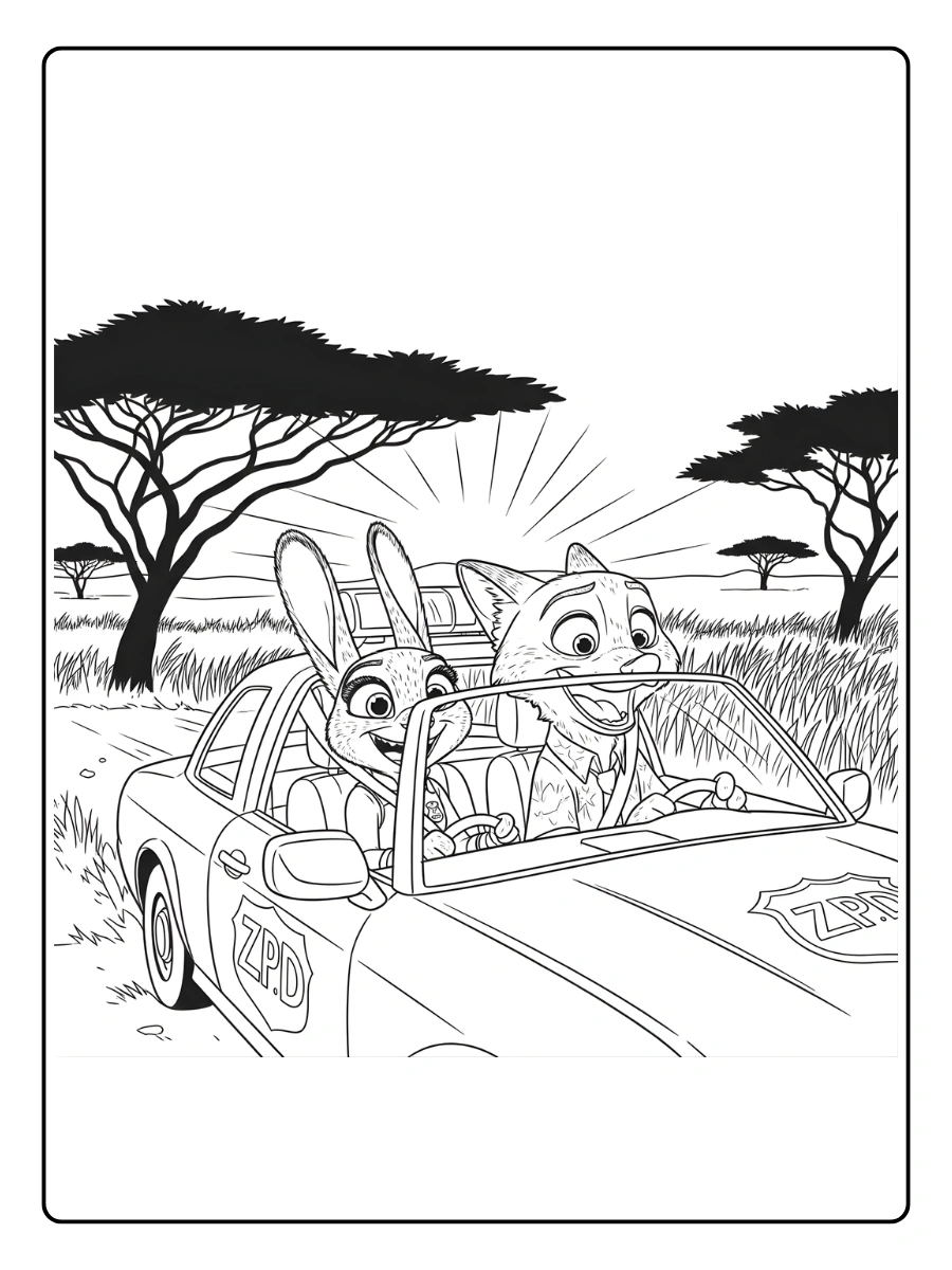 Coloriage Zootopia (8)