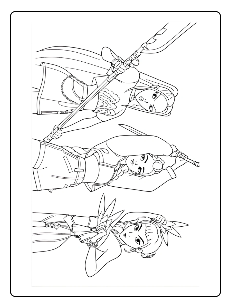 Huntrx KPop Demon Hunters Coloriage (19)