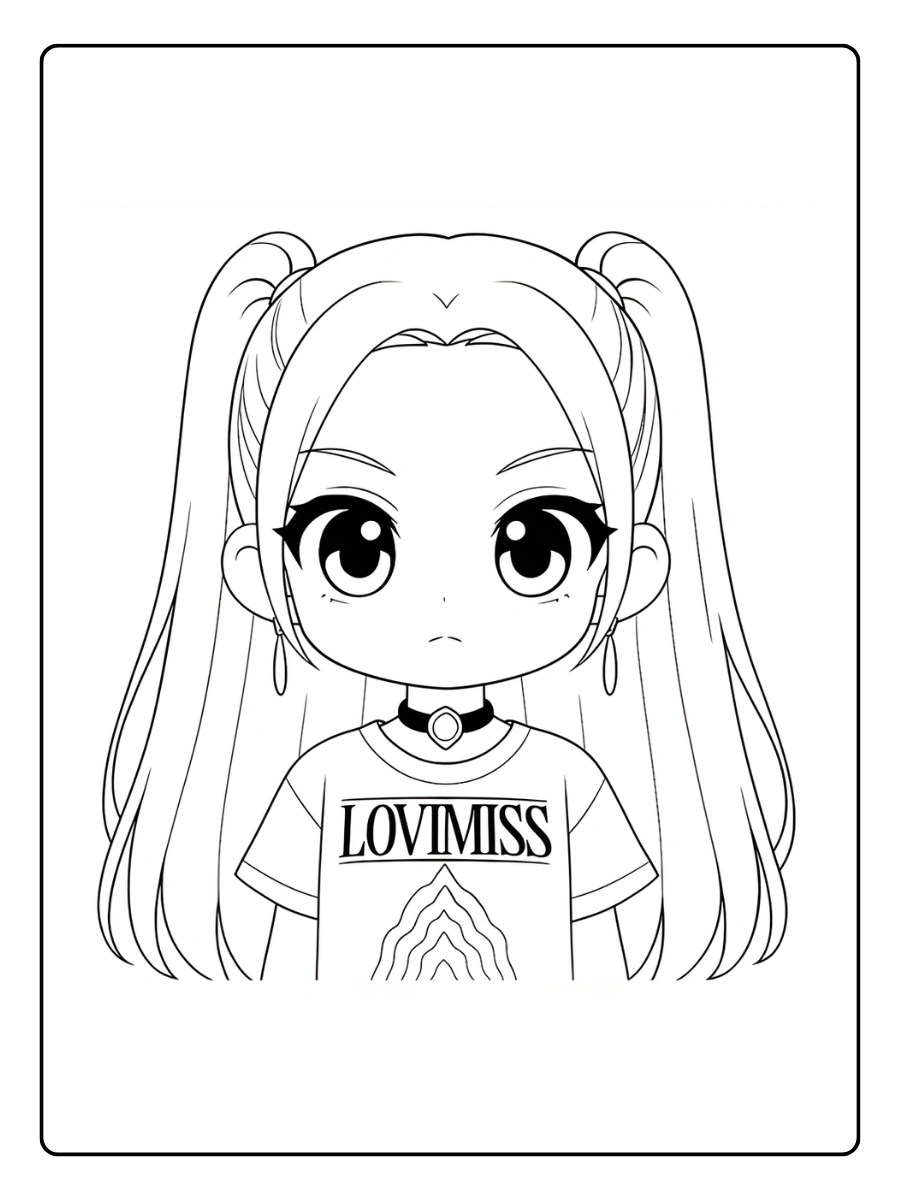 Huntrx KPop Demon Hunters Coloriage (38)