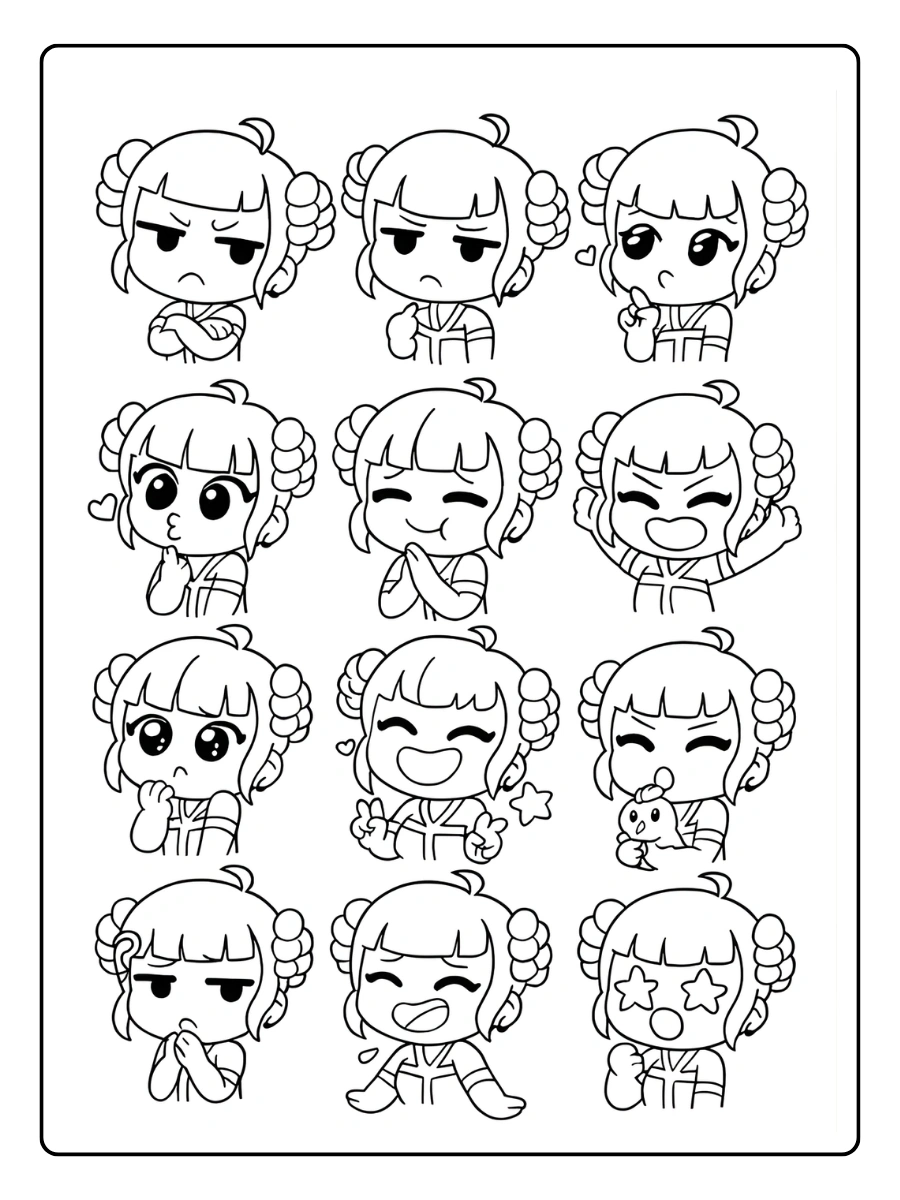 Huntrx KPop Demon Hunters Coloriage (52)