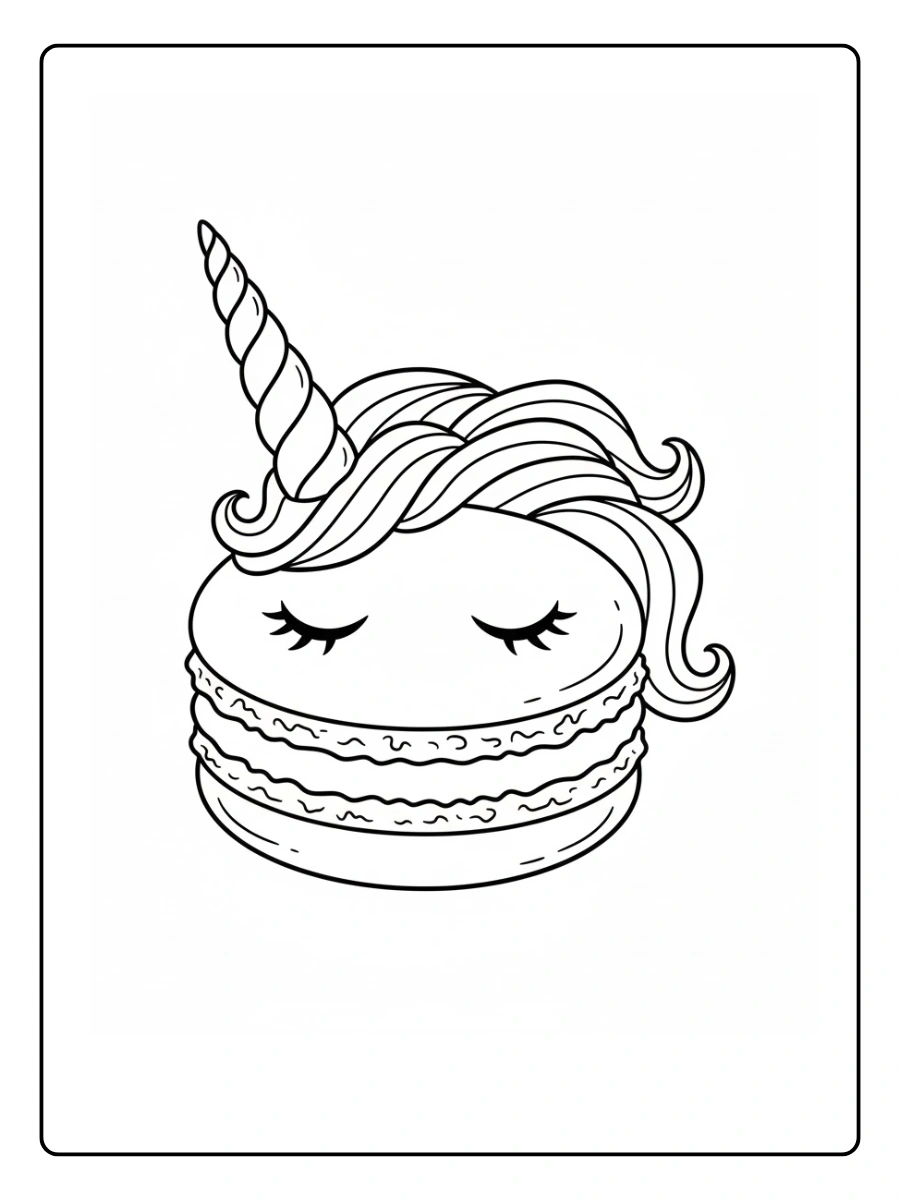 Macaron Licorne Magique