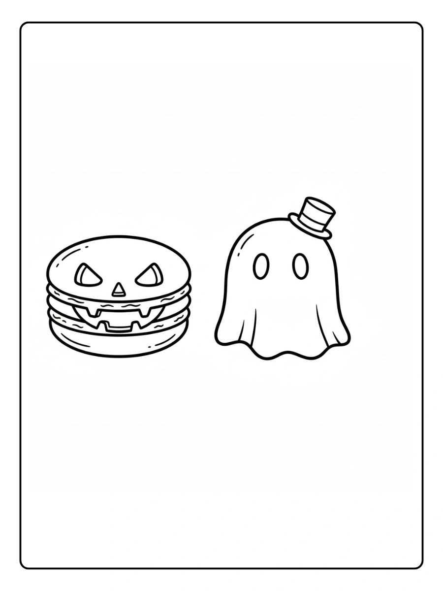 Macaron mignon et effrayant