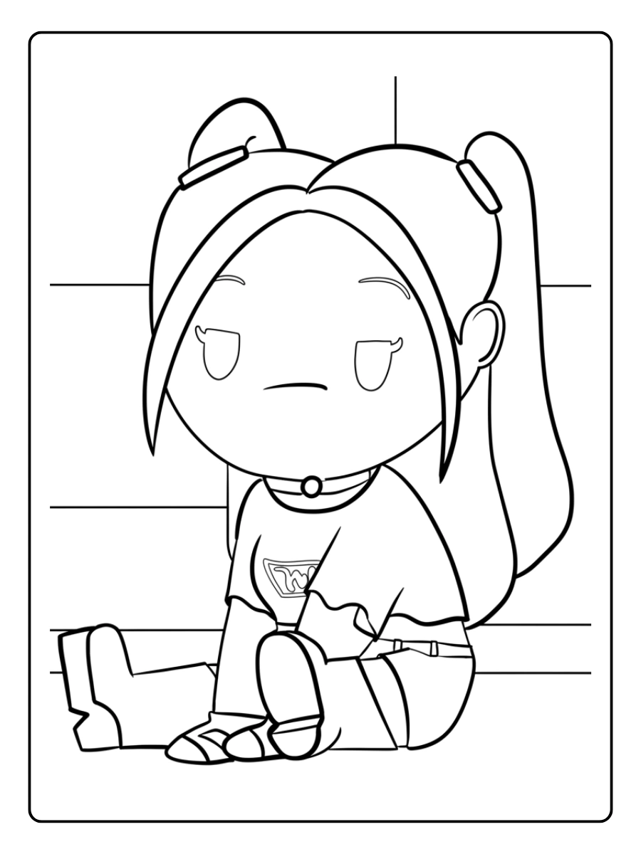 Mira KPop Demon Hunters Coloring Pages (11)