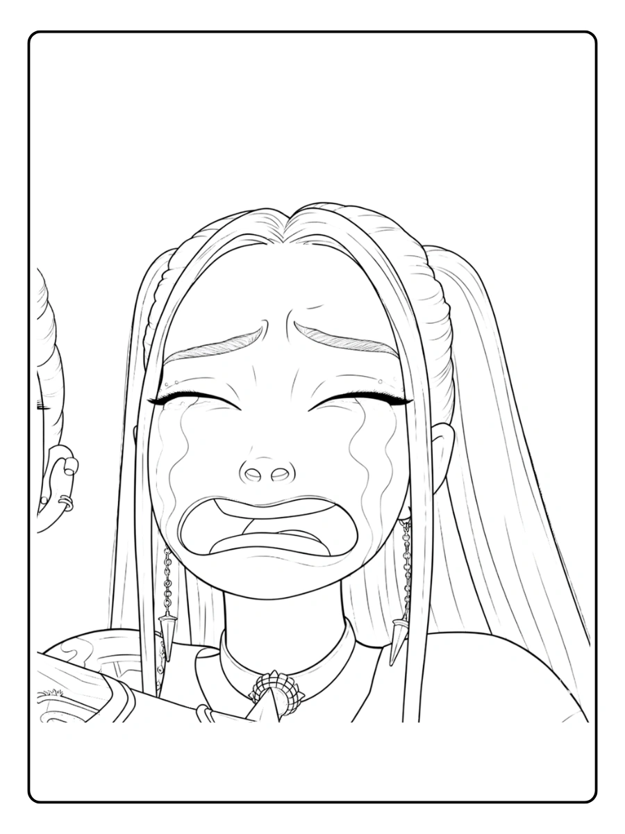 Mira KPop Demon Hunters Coloring Pages (17)