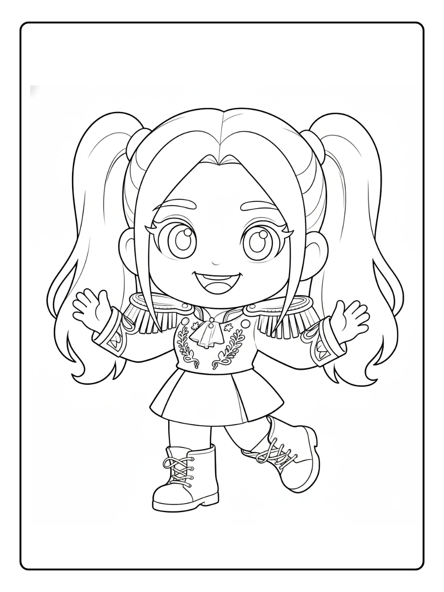 Mira KPop Demon Hunters Coloring Pages (26)