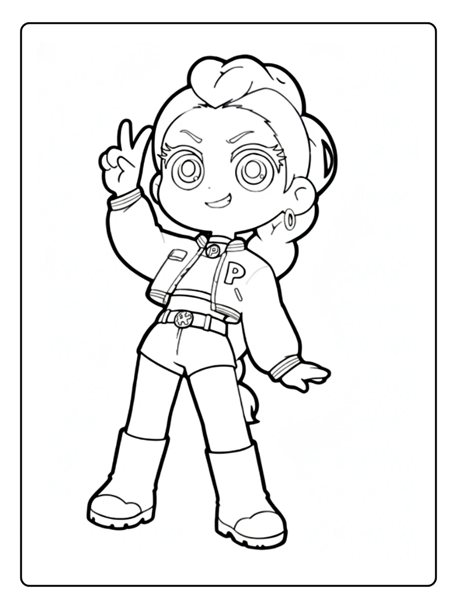 Rumi KPop Demon Hunters Coloriage (30)