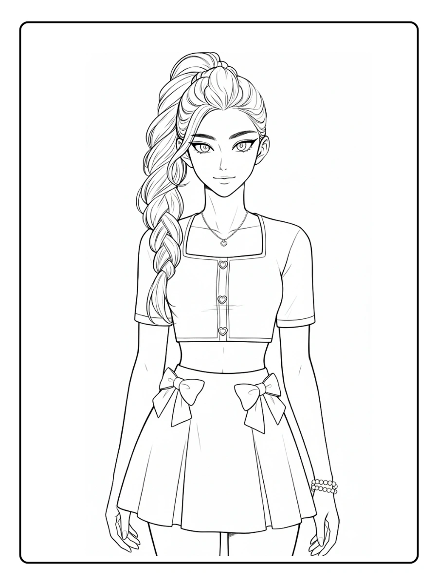 Rumi KPop Demon Hunters Coloriage (36)