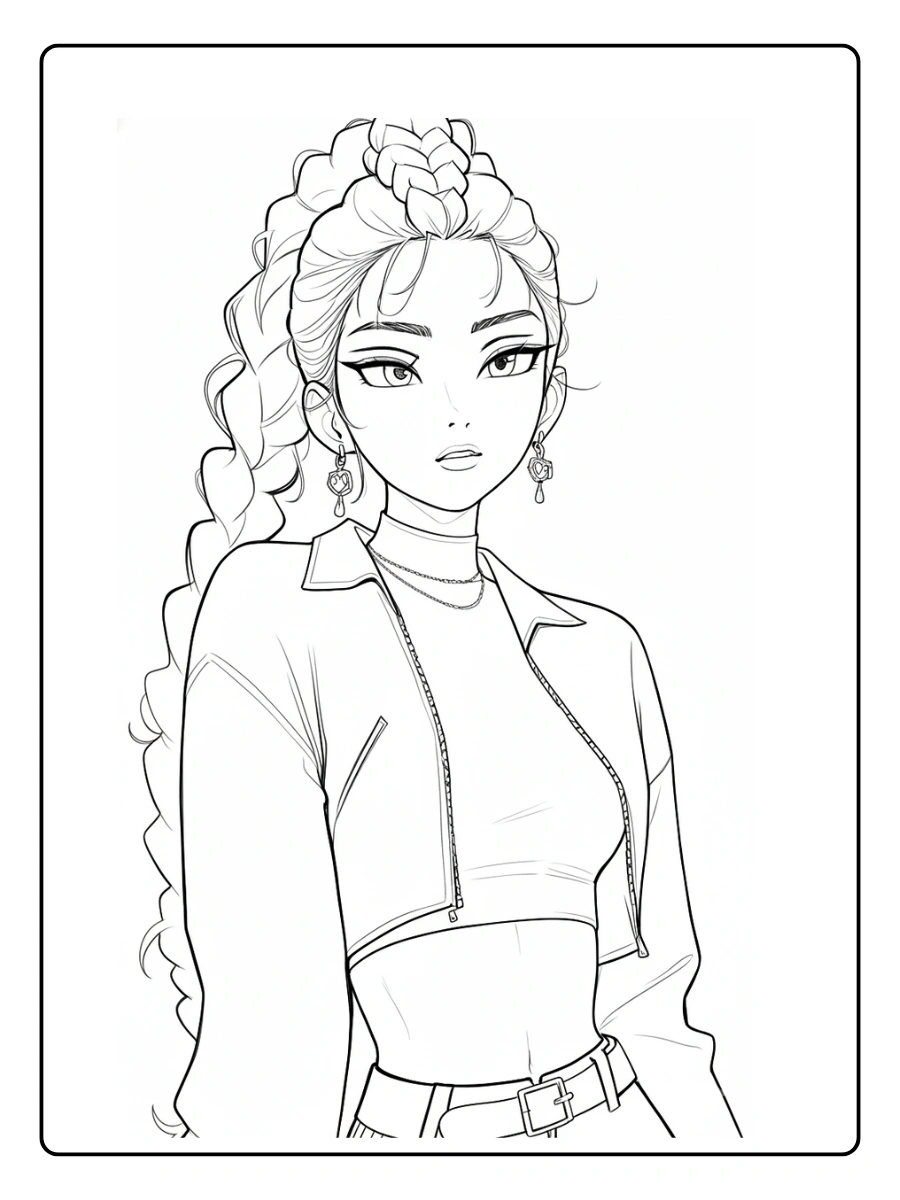 Rumi KPop Demon Hunters Coloriage (37)