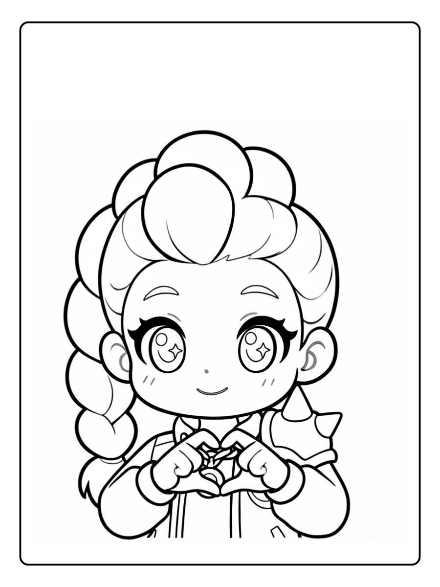 Rumi KPop Demon Hunters Coloriage (38)