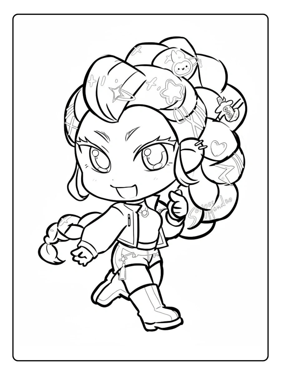 Rumi KPop Demon Hunters Coloriage (42)