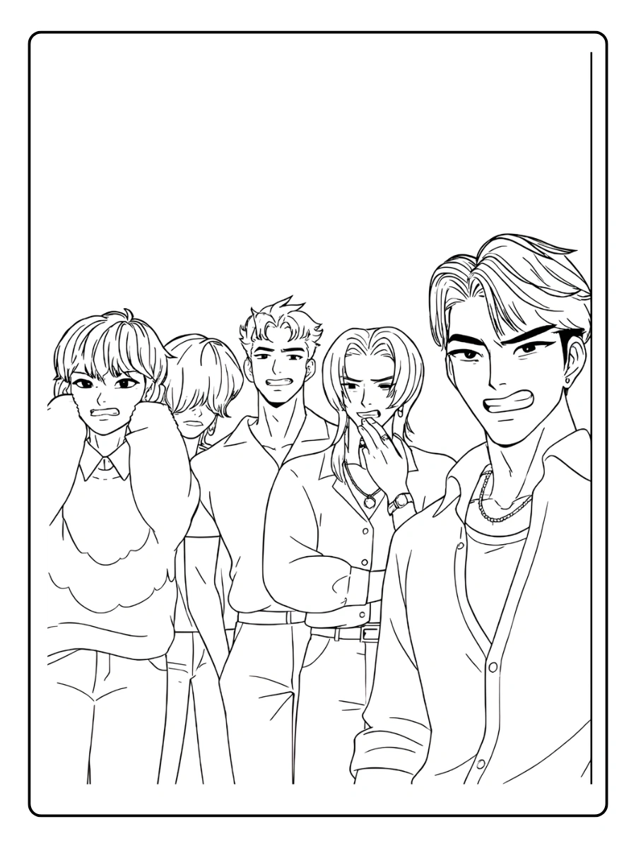 Saja Boys Coloriage (1)