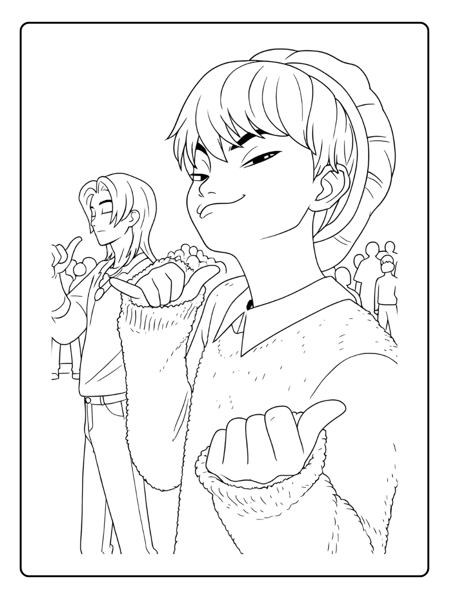 Saja Boys Coloriage (12)