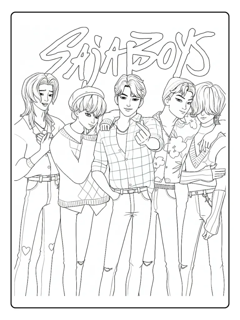  Saja Boys Coloriage