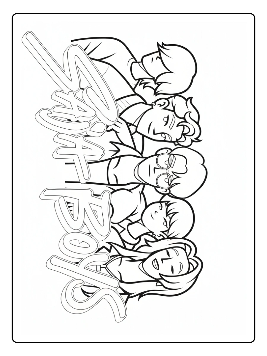 Saja Boys Coloriage (14)