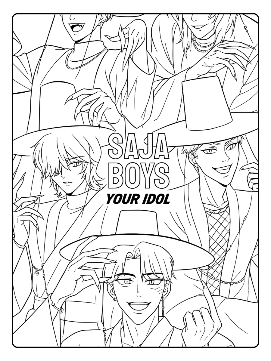 Saja Boys Coloriage (15)