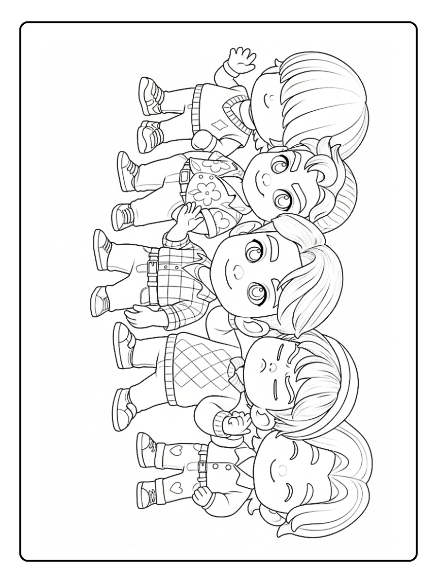 Saja Boys Coloriage (3)
