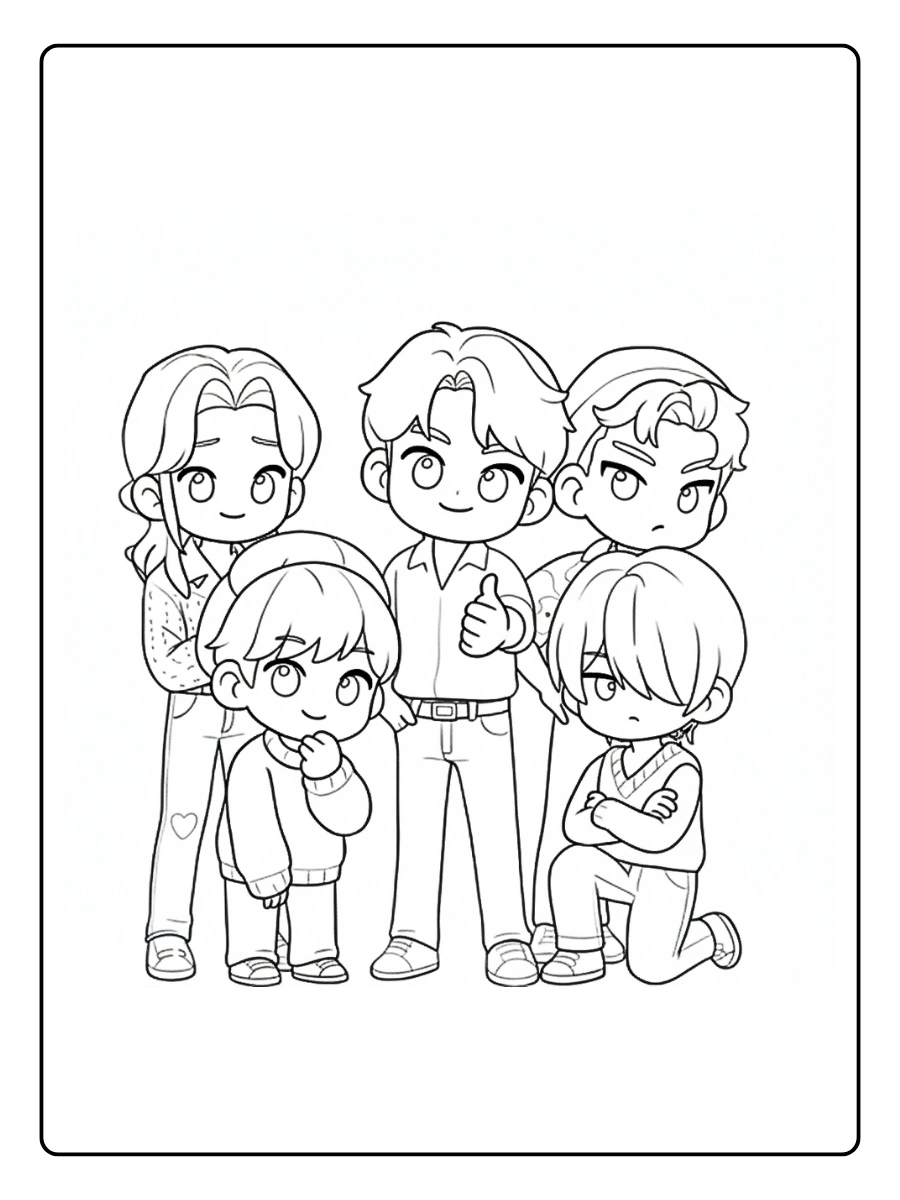 Saja Boys Coloriage (4)