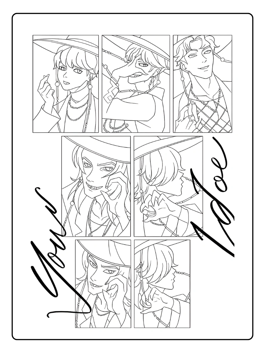 Saja Boys Coloriage (9)