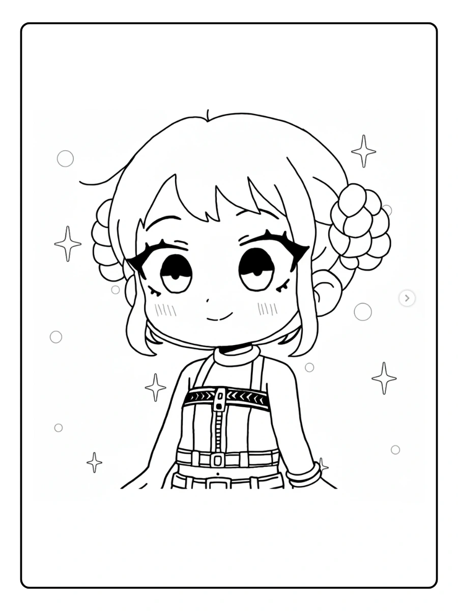 Zoey KPop Demon Hunters Coloring Pages (10)