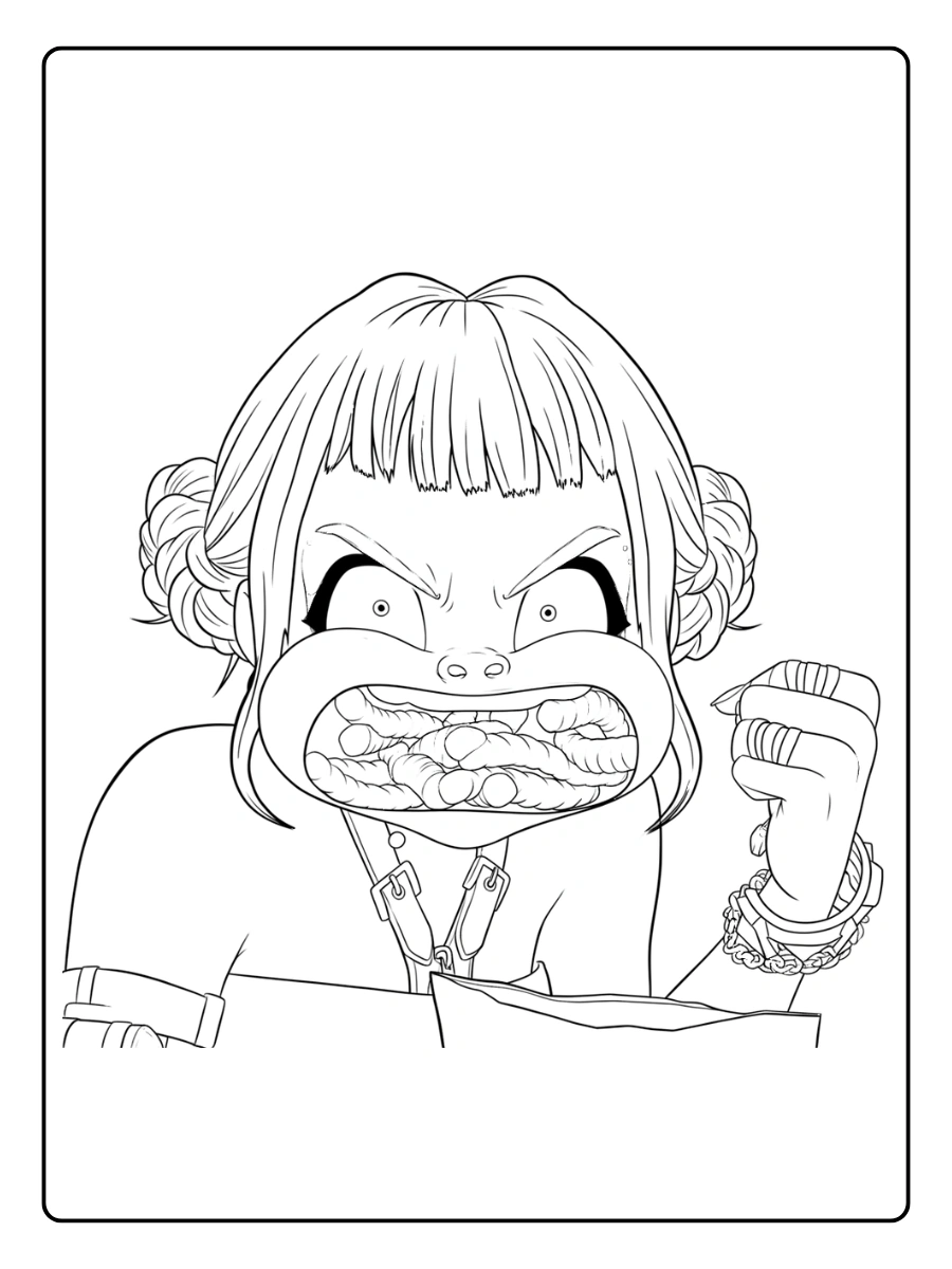 Zoey KPop Demon Hunters Coloring Pages (15)