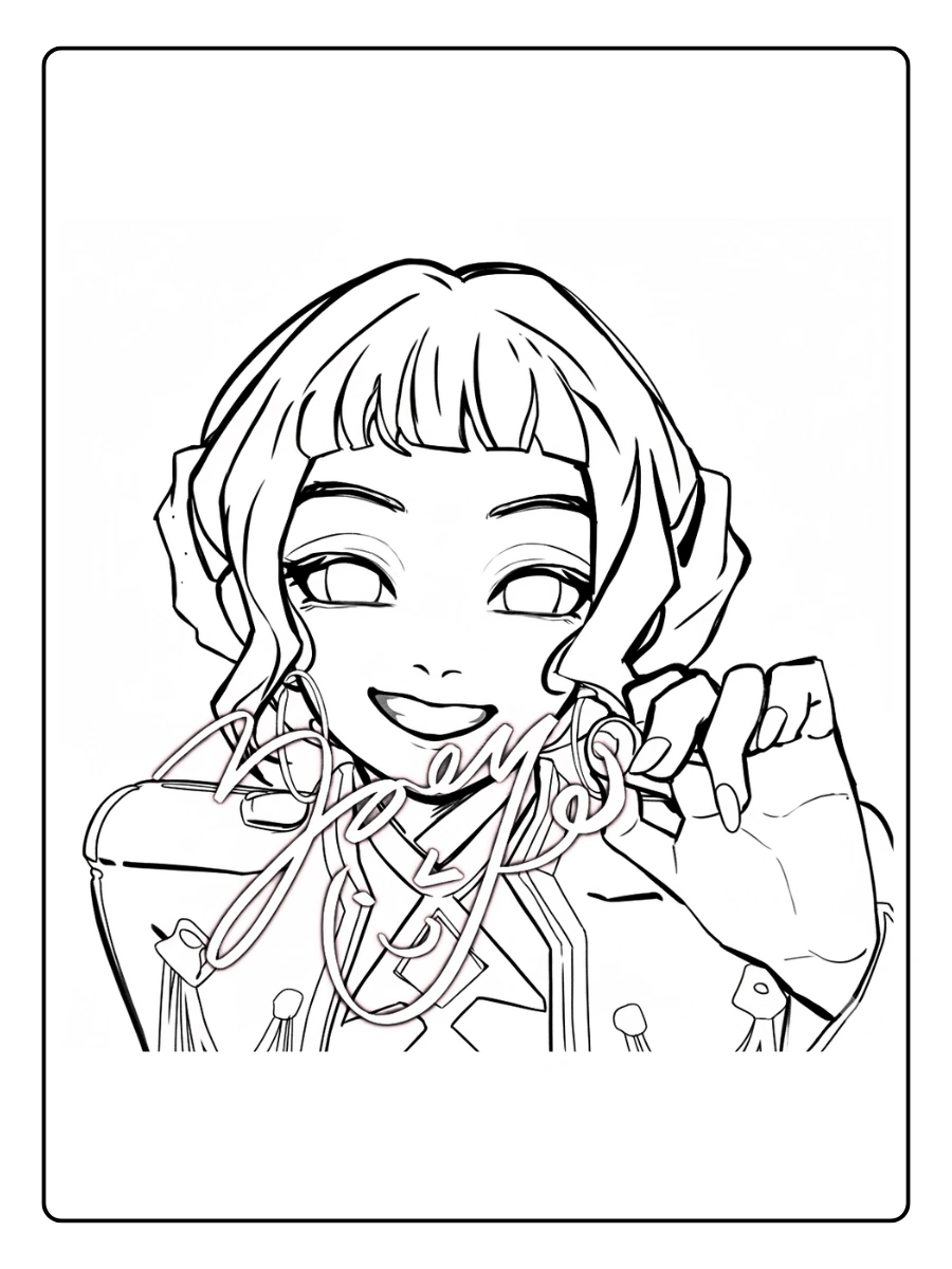 Zoey KPop Demon Hunters Coloring Pages (23)