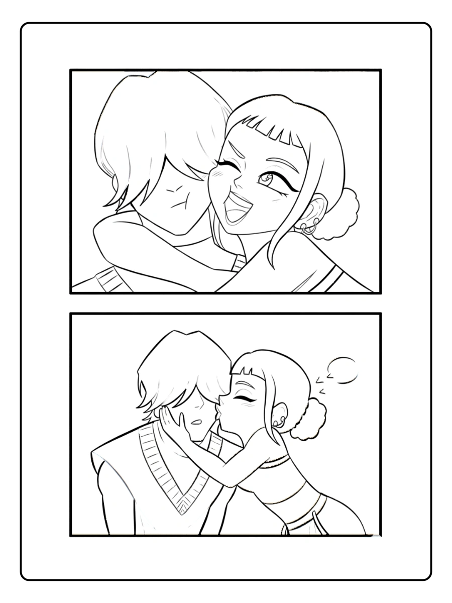 Zoey KPop Demon Hunters Coloring Pages (4)