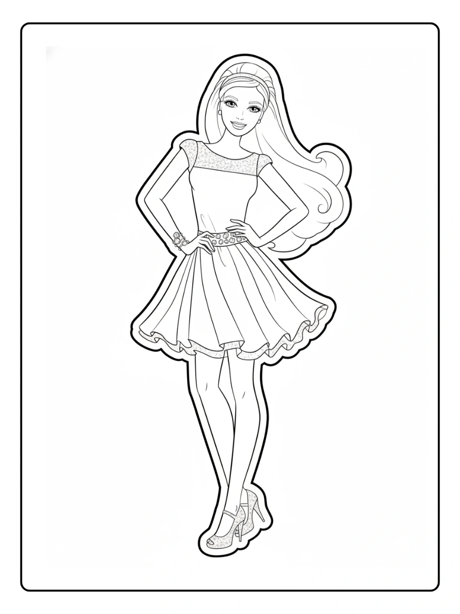 barbie coloriage (16)