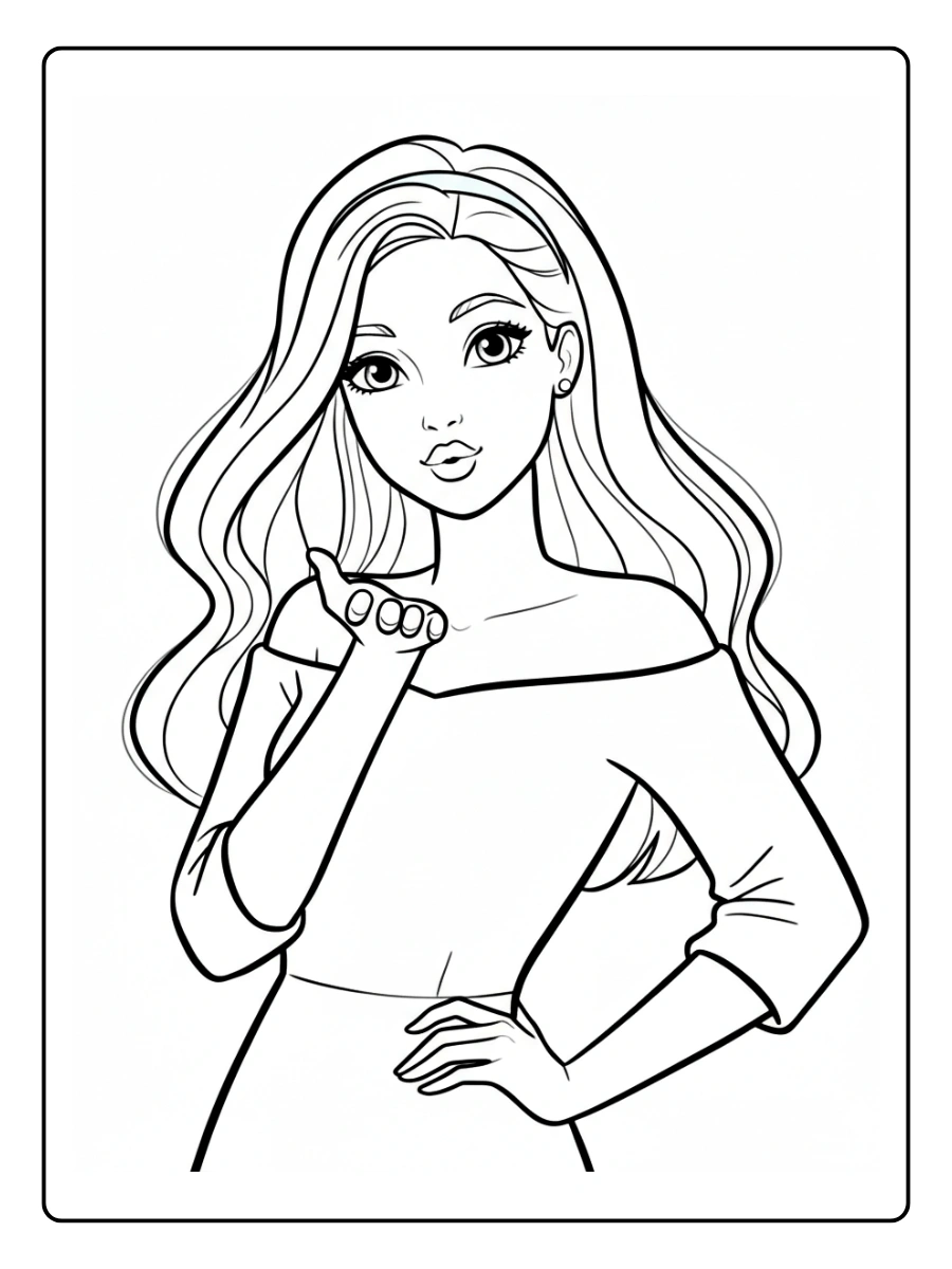 barbie coloriage (3)