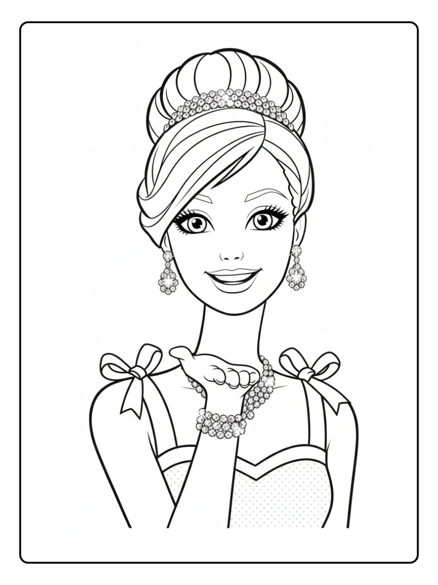 barbie coloriage (5)
