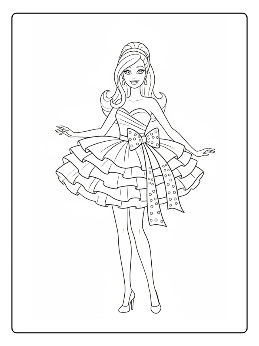 barbie coloriage (7)