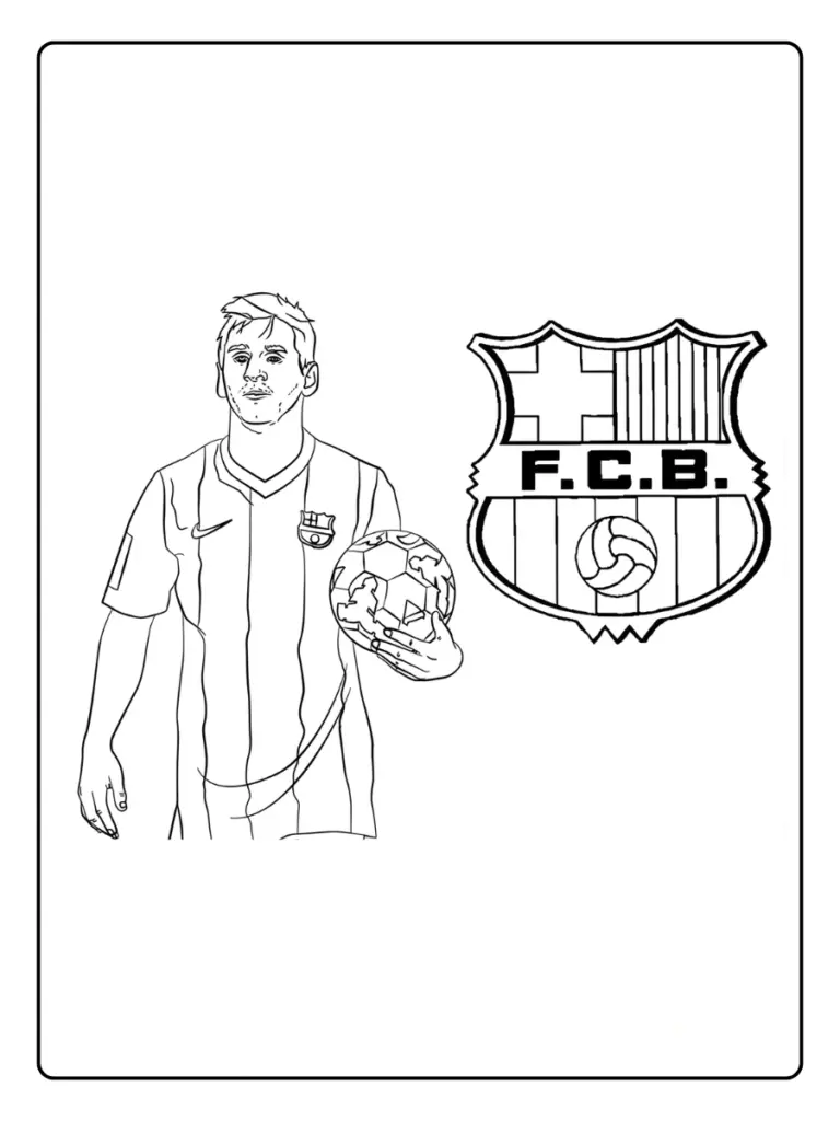 Coloriage Gratuit à Imprimer – Dessins à Colorier PDF & PNG 112 coloriage Barcelona FC (13)