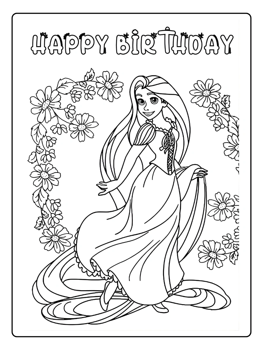 coloriage anniversaire disney (1)