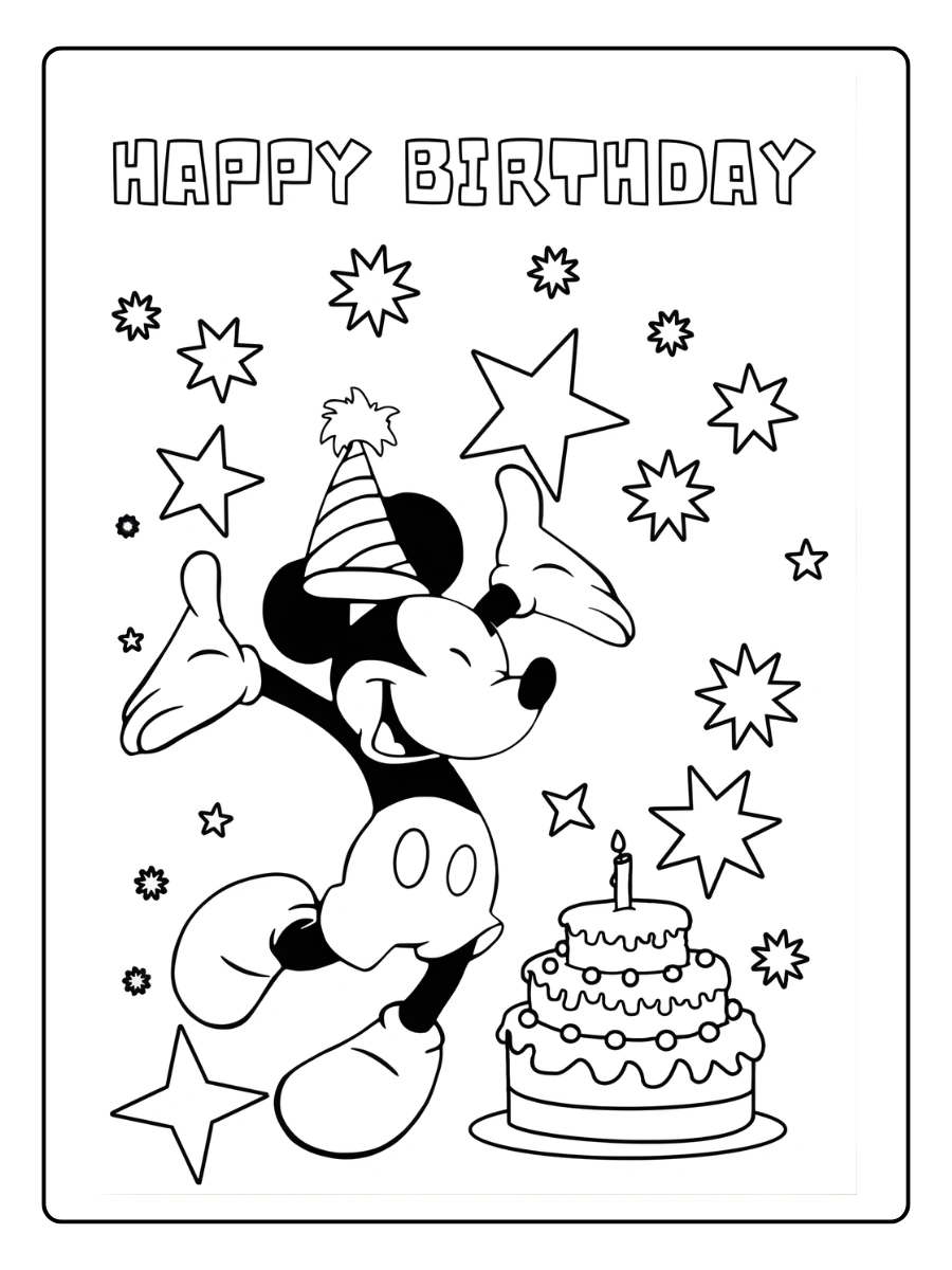 coloriage anniversaire disney (13)