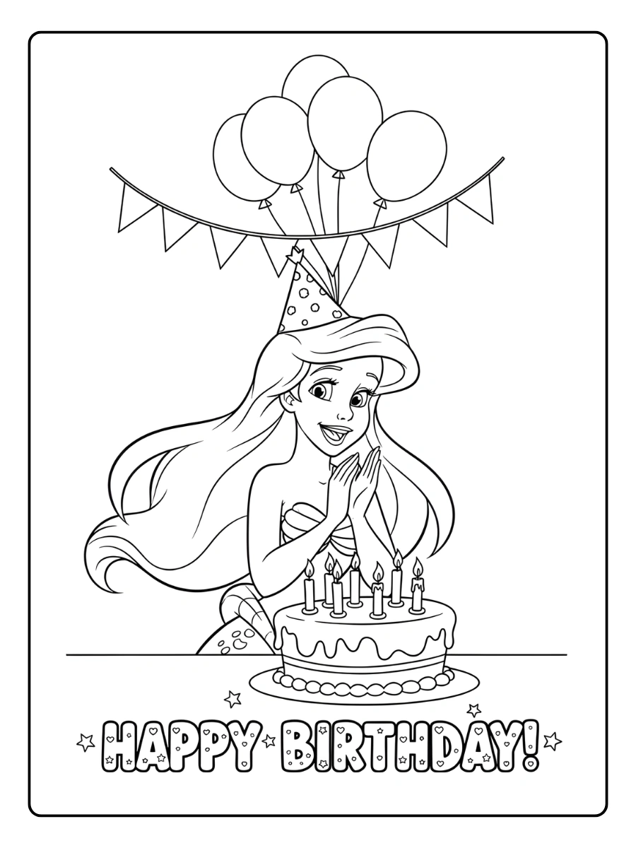 coloriage anniversaire disney (2)