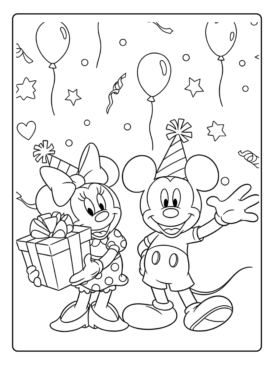 coloriage anniversaire disney (4)