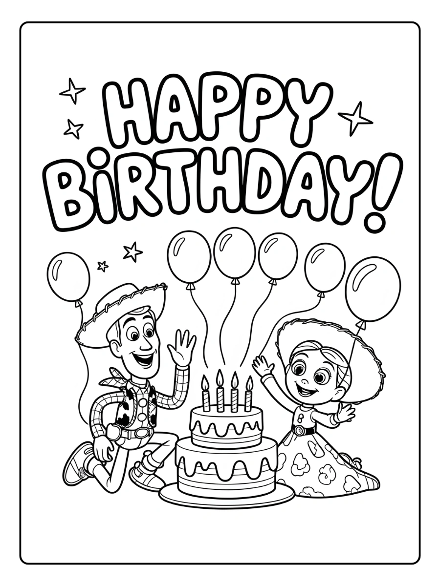 coloriage anniversaire disney (8)
