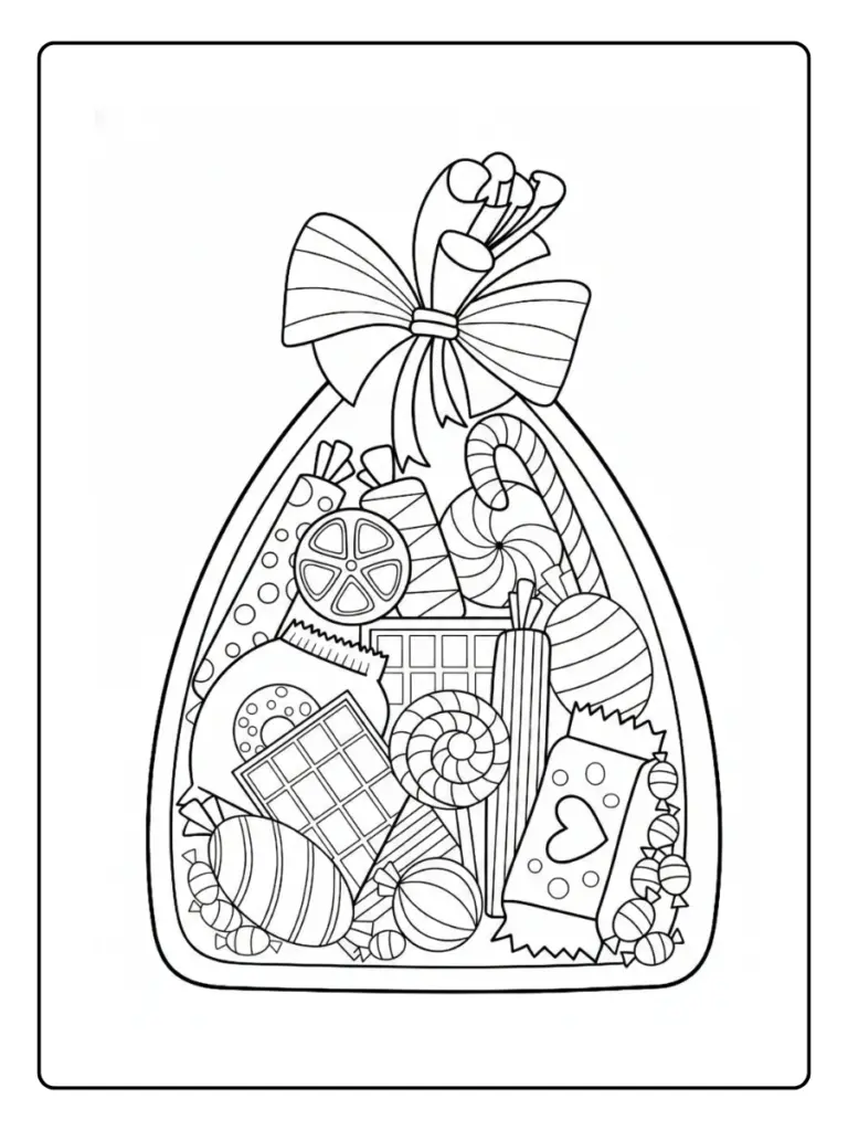 Coloriage Gratuit à Imprimer – Dessins à Colorier PDF & PNG 113 coloriage bonbon (22)
