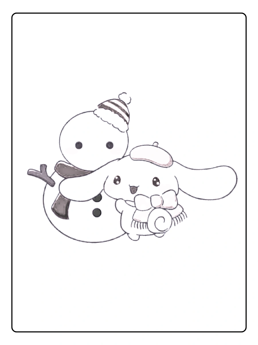 coloriage cinnamoroll (2)