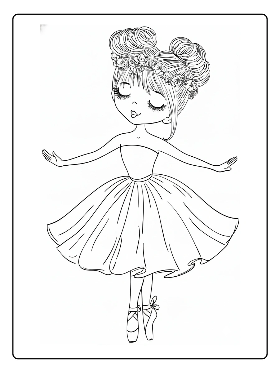 coloriage danseuse (3)