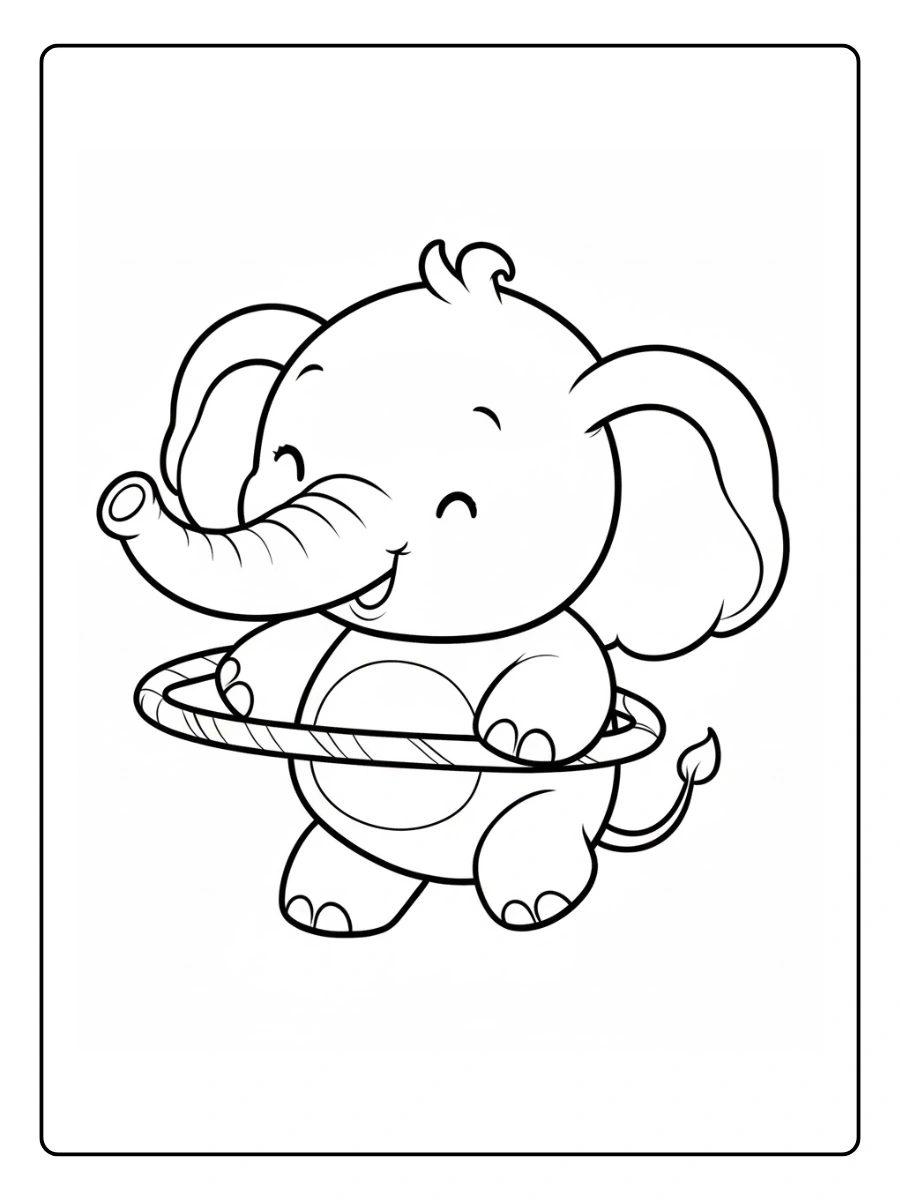 coloriage elephant (1)