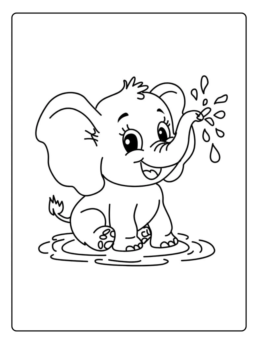 coloriage elephant (10)