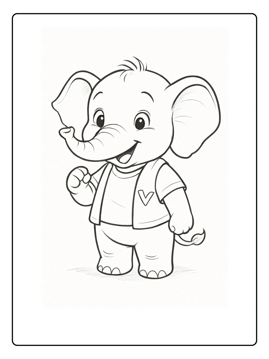 coloriage elephant (14)